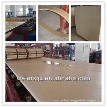 most professional ce certification construction furniture pvc wood plastic composite machine